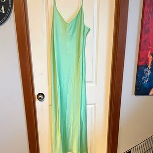 Silky maxi slip dress by Miss Selfridge